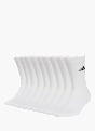 adidas ESSENTIALS CREW SOCK, GEDÄMPFT, 10 PARA Weiß 156717 1