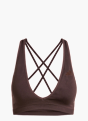 adidas Workout Essentials Knit Light Support BH Braun 157366 1