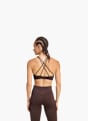 adidas Workout Essentials Knit Light Support BH Braun 157366 4