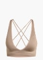 adidas Workout Essentials Knit Light Support BH Braun 157367 1