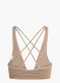 adidas Workout Essentials Knit Light Support BH Braun 157367 2
