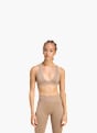 adidas Workout Essentials Knit Light Support BH Braun 157367 3