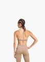 adidas Workout Essentials Knit Light Support BH Braun 157367 4