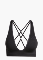 adidas Workout Essentials Knit Light Support BH Schwarz 157368 1