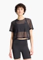 adidas PrimeLift Essentials Workout Mesh-T-Shirt, kastig geschnitten Schwarz 169485 2