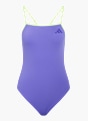 adidas Badeanzug mit dünnen Trägern und V-förmigem Rückendesign Lila 168773 1