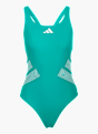 adidas Logo C-Back Badeanzug Grün 168776 1