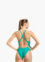 adidas Logo C-Back Badeanzug Grün 168776 3