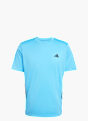adidas TECH ESSENTIALS WORKOUT 3-STREIFEN T-SHIRT Blau 156126 1