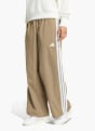adidas Iconic Bungees-Trainingshose, gewebt, weites Bein Beige 168618 2