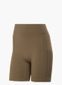 adidas Optime Workout 3-Streifen kurze Leggings Beige 169637 1