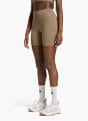 adidas Optime Workout 3-Streifen kurze Leggings Beige 169637 2