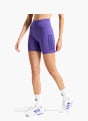 adidas Optime Workout 3-Streifen kurze Leggings Lila 169638 2
