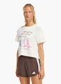 adidas LES MILLS MOVERS GRAPHIC T-SHIRT Weiß 143304 2