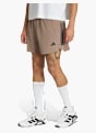 adidas D4T PrimeLift 3-STREIFEN SHORTS Beige 169685 2