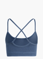 adidas Workout Essentials leicht stützender Strick-BH Blau 169458 2