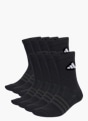 adidas ESSENTIALS CREW SOCK, GEDÄMPFT, 10 PARA Schwarz 156718 1