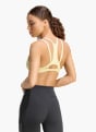 adidas Optime Workout Strappy Sport-BH, leicht stützend Gelb 169642 4