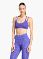 adidas Optime Workout Strappy Sport-BH, leicht stützend Lila 169643 3