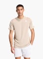 adidas Club Tennis CLIMACOOL 3-Streifen T-Shirt Beige 168862 2