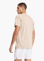 adidas Club Tennis CLIMACOOL 3-Streifen T-Shirt Beige 168862 3