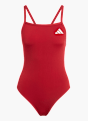 adidas Badeanzug mit dünnen Trägern und V-förmigem Rückendesign Rot 168774 1