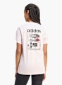 adidas TRAVEL GRAFIK T-SHIRT; LOCKER GESCHNITTEN Rosa 169532 3