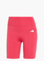 adidas Optimé Essentials kurze Leggings mit Tasche, 18 cm Pink 168760 1