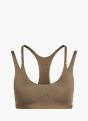 adidas Optime Workout Strappy Sport-BH, leicht stützend Beige 169645 1