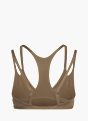 adidas Optime Workout Strappy Sport-BH, leicht stützend Beige 169645 2