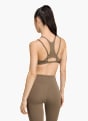 adidas Optime Workout Strappy Sport-BH, leicht stützend Beige 169645 4