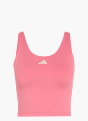 adidas 3-Streifen Studio All Me Tanktop, leicht stützend Pink 169467 1