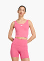 adidas 3-Streifen Studio All Me Tanktop, leicht stützend Pink 169467 2