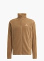 adidas Terrex Multi Essentials Fleecejacke, durchgehender Reißverschluss Braun 168601 1