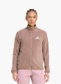 adidas Terrex Multi Essentials Fleecejacke, durchgehender Reißverschluss Braun 168610 2