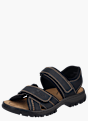 Rieker Herren Trekkingsandalen Schwarz 136946 2