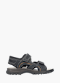 Rieker Herren Trekkingsandalen Schwarz 136948 1