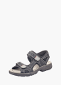 Rieker Herren Trekkingsandalen Schwarz 136964 2