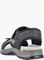 Rieker Herren Trekkingsandalen Schwarz 136973 3