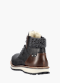 Rieker Herren Schnürstiefel Schwarz 137020 3