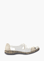 Rieker Damen Slipper Weiß 137105 3