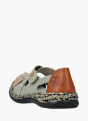Rieker Damen Ballerinas Grün 137106 3