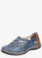 Rieker Damen Slipper Blau 137107 2