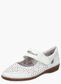 Rieker Damen Slipper Weiß 137122 2