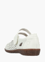 Rieker Damen Slipper Weiß 137122 3
