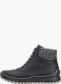 Rieker Damen Schnürstiefel Schwarz 143603 3