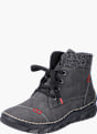 Rieker Damen Schnürstiefel Grau 143621 2