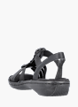 Rieker Damen Riemchensandalen Schwarz 137220 3