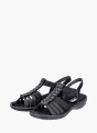 Rieker Damen Riemchensandalen Schwarz 137220 4