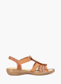 Rieker Damen Riemchensandalen Braun 137221 1